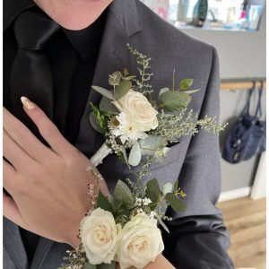 צמיד יד וכיס חליפה פרחים