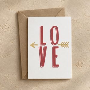 כרטיס ברכה אהבה LOVE