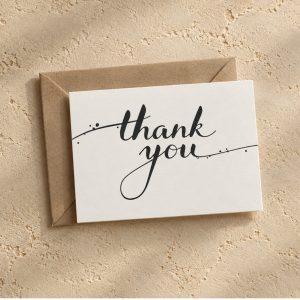 כרטיס ברכה תודה Thank you