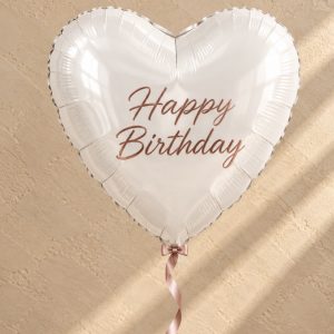 בלון לב happy birthday לבן